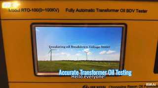 Testador de valor de tensão de decomposição de óleo de transformador REXON RTO-100